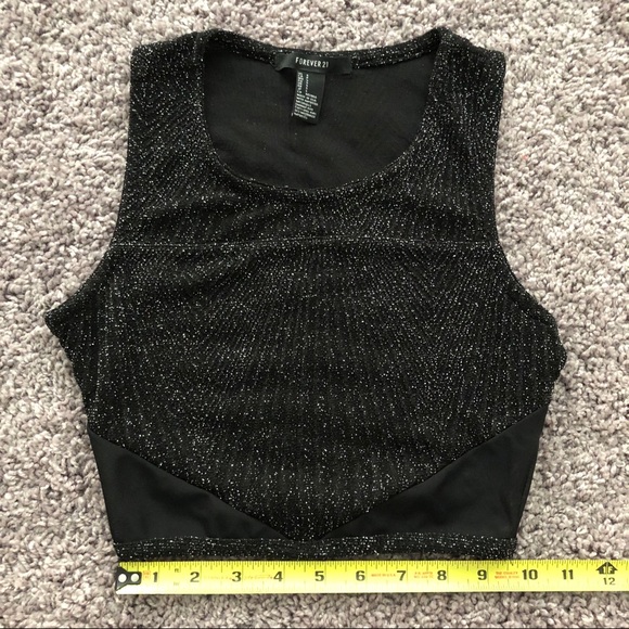 Forever21 Sparkly Crop Top - Picture 5 of 8